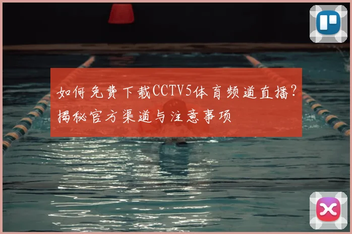 如何免费下载CCTV5体育频道直播？揭秘官方渠道与注意事项